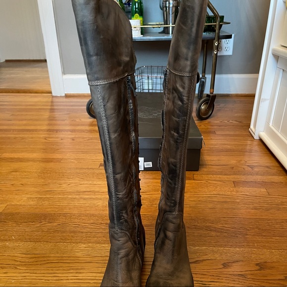 Vince Camuto BilcoAntiqued Distressed Studded Boot - Picture 9 of 11